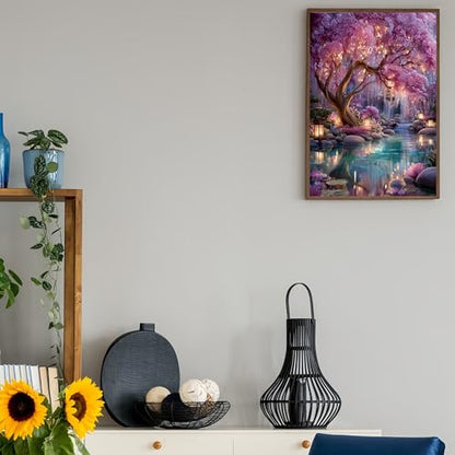 Diamond Paintings Kits for Adults,Glowing Dream Forest Diamond Arts Kits - color: KM647-1