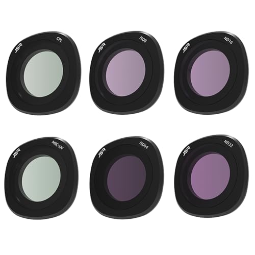 Coyktonty Lens Filter/Filter Set for DJI Neo2 Drone,Waterproof, Oil-Resistant, Easy to Install (UV+CPL+ND8 16 32 64) - color: UV+CPL+ND8 16 32 64
