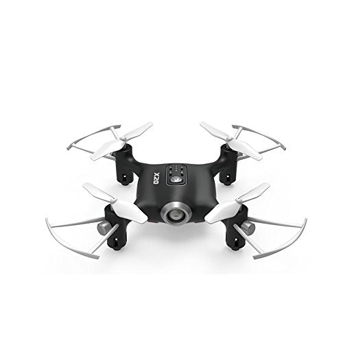 Mini RC Quadcopter, Syma X20 Pocket Drone 2.4Ghz Remote Control, Altitude Hold Headless Mode RTF (Black)