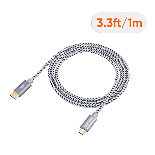 CableCreation Braided USB C to Micro USB Cable, 480Mbps Data, 3.3 FT/ 1M - size: 3.3FT, style: Cotton braided