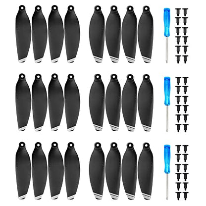 24Pcs Mavic Mini Propellers Accessories Compatible with DJI Mavic Mini Drone Replacement Low-Noise and Quick-Release Blades Props - color: mini - 24pcs