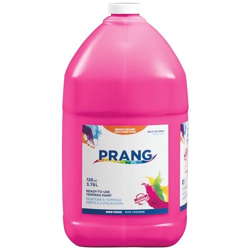 Prang Ready-to-Use Tempera Paint, Magenta, 1 Gal., 1 Count - color: Magenta, size: 1 Count (Pack of 1)