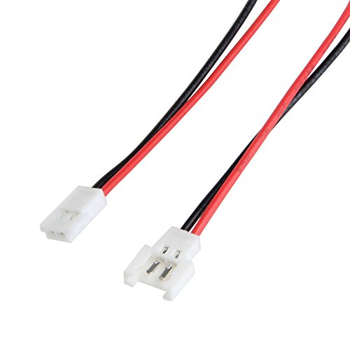 10 PCS JST-DS LOSI 2.0MM 2-Pin Connector Plug Male Female with Wire 100MM