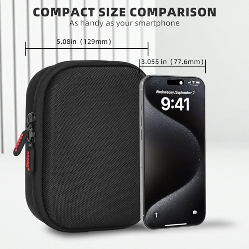 BRDRC Carrying Case for DJI Nano/Xtra Atto Accessories, Storage Bag Protective Case Hard Shell Cover for DJI Osmo Nano Standard Combo/Xtra Atto Accessory