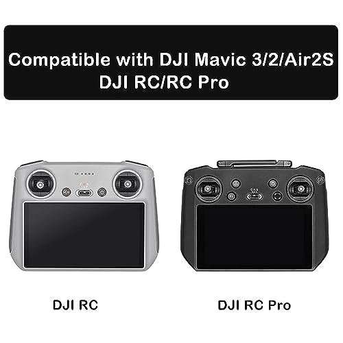 DJI Mavic 3/2/Air2S Drone Controller Anti-Fall Neck Strap with RC Pro Lanyard Strap (Black) - color: Black