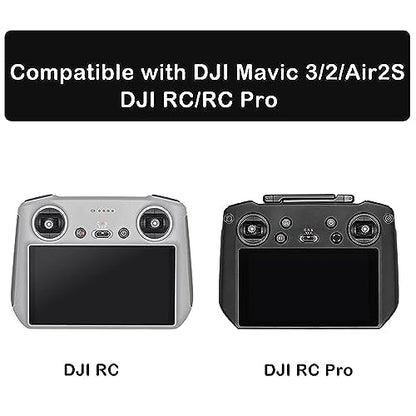 DJI Mavic 3/2/Air2S Drone Controller Anti-Fall Neck Strap with RC Pro Lanyard Strap (Black) - color: Black
