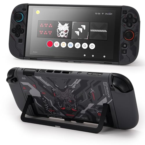 GeekShare Protective Shell Compatible with Switch 2 - color: Black Cyber Mecha