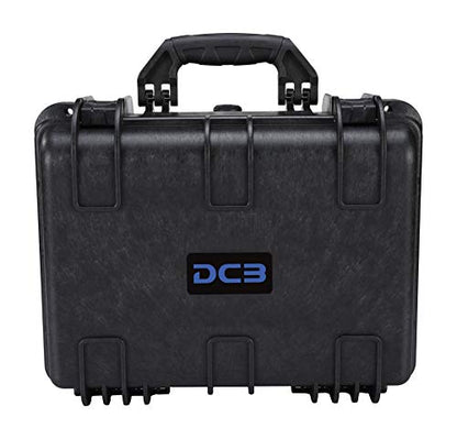 DCB Cases Element 4103F Waterproof Hard Case with Pick & Pluck Foam Insert, IP67 Dustproof Protective Equipment Storage, Pressure Equalization Valve, Lockable Impact Resistant Utility Box, 16 x 13 x 8