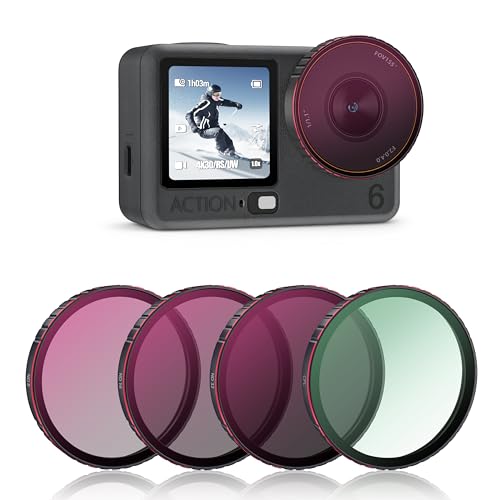 ND/CPL Filter for DJI Osmo Action 6 Accessories,ND8/ND16/ND32/CPL HD/Multi-Layer Coated Optical Lens,Protective Lens