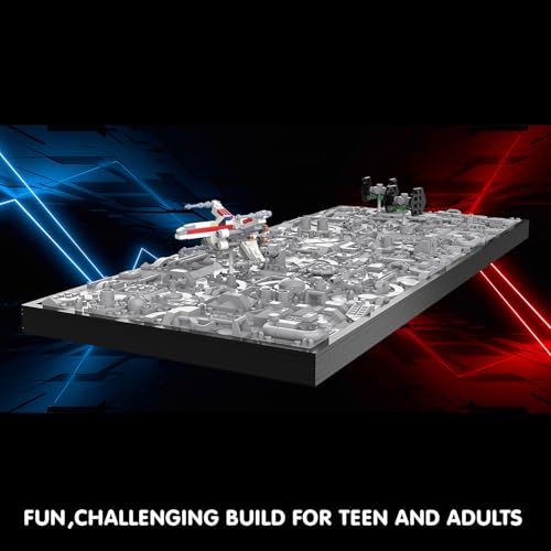 TG BLOCKS Star Trench 3D Wars Run Wall Art Craft Kit - style: Star Trench 3D Wars Run