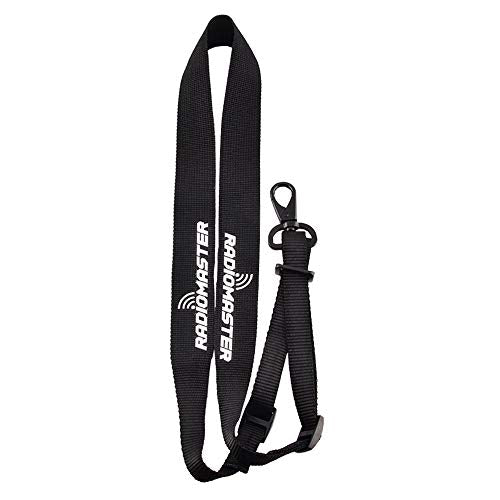 SoloGood Radiomaster RC Transmitter Lanyard Neck Strap Shoulder Belt Sling for DJI Phantom 4 Pro Radiomaster TX16S SE TX18S FrSky Taranis X9D Plus Jumper T18 Black