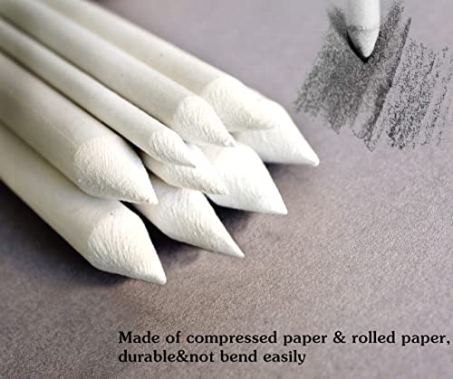 N NOROCME 12 PCS Blending Stumps and Tortillions Paper Art Blenders - size: 13 count