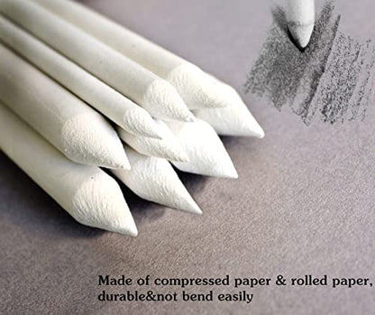 N NOROCME 12 PCS Blending Stumps and Tortillions Paper Art Blenders - size: 13 count