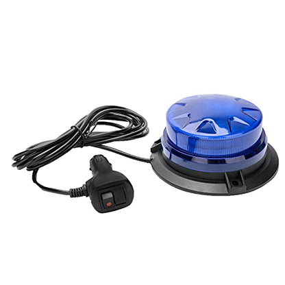 Blue Led Emergency Strobe Beacon Lights for Car Vehicles 12V 24V 24-LEDs - color: #3 Blue