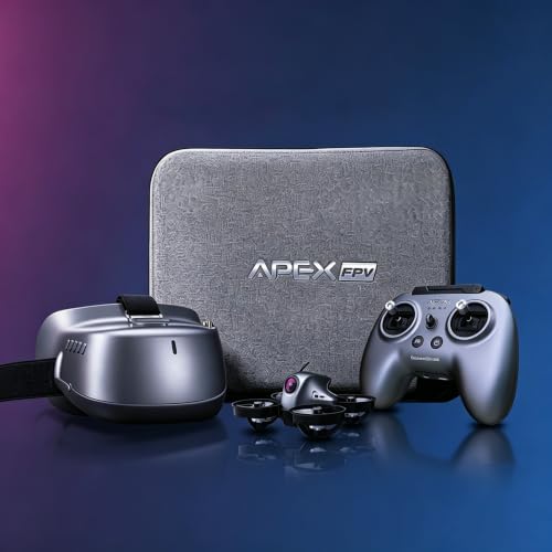 APEX FPV Drone Kit,Brushless RC Quadcopter with 3 Batteries