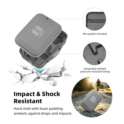 BRDRC Carrying Case for DJI Neo 2, Portable Protective Storage Bag with Shoulder for DJI Neo 2 Fly More Combo Accessories, for RC-N3 Remote Controller Drone Battery Charging Hub