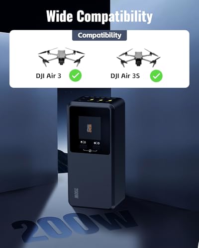 LKTOP 200W Air 3/Air 3S Parallel Charging Hub for DJI/Specta Air3 Series