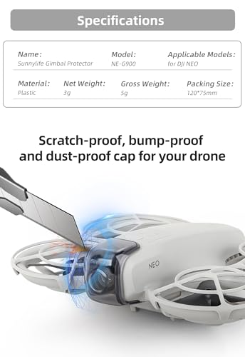 Gimbal Lens Cover Cap for DJI Neo Gimbal Protective Cover Lens Protective Cover Drone Gimbal Lens Protector Accessories