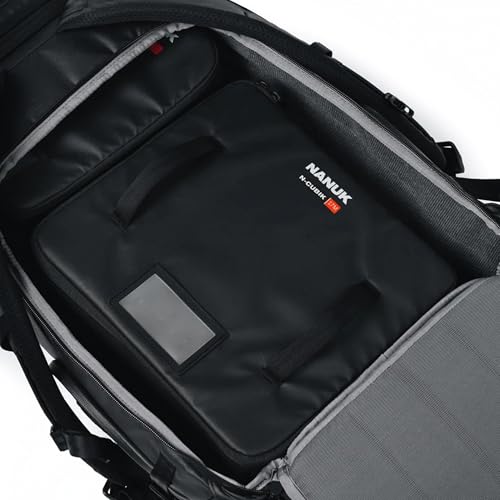 NANUK N-Cubik 17M Camera Bag Insert – Medium Water-Resistant Cube – Shockproof Protective Camera Insert for Backpack – Perfect for Tech Gear & Accessories (11.4” x 13.3” x 6.6”) - size: 17M Medium 11.4 x 13.3 x 6.6"