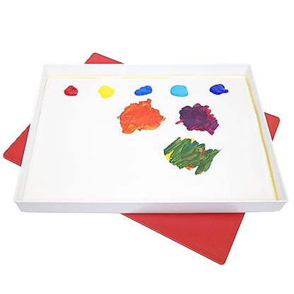 Masterson Sta-Wet Premier Palette with Airtight Lid, 16 X 12 inches, Includes Sponge & 5 Sheets of Sta-Wet Palette Paper (105)