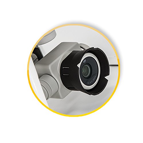 Ultimaxx 7 Piece Drone Camera Filter Kit for DJI Phantom 4 Quadcopter – UV + CPL + Variable ND Filter, Lens Hood, Gimbal Protector, Cleaning Cloth & Carry Case