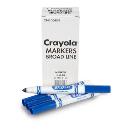 Crayola CYO24326235 - Marker, Blue, 12/BX - color: Blue