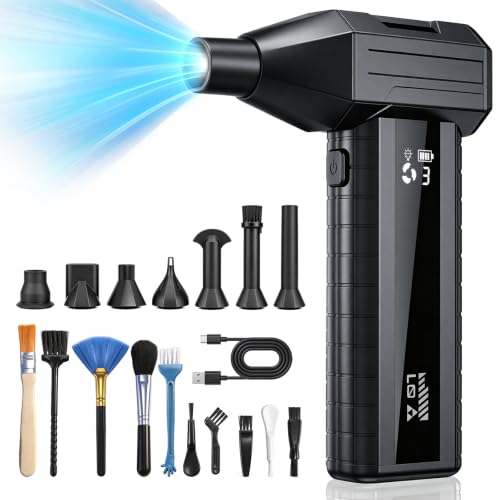 Rechargeable Compressed Air Duster, 110000RPM Electric Air Duster - size: 110,000 RPM