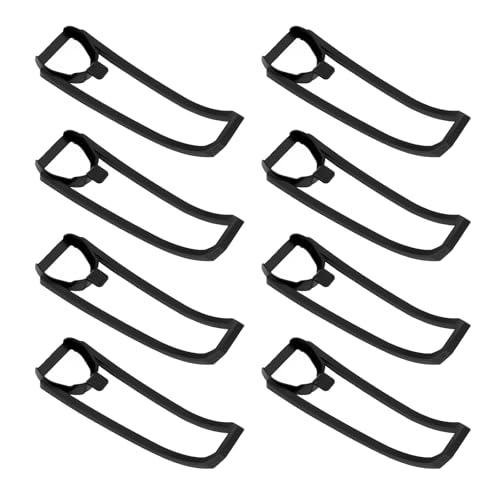 Create idea 8Pcs Professional Propeller Guards Drone Propeller Protectors Drone Accessory Kit Compatible with Z908 Pro Quadcopter 7.7cm Black