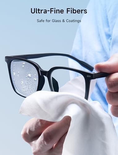 JSAUX 50 Pack Microfiber Cleaning Cloth (6x6 in) for Eyeglasses Lens Screen - color: 50 Pack, size: 6 x 6 in