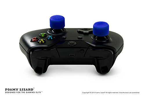 Foamy Lizard AceShot Raised Thumb Grips for Xbox One & Steamdeck, Blue - color: Blue