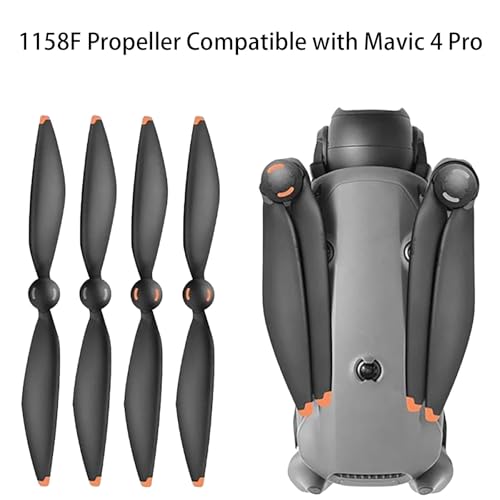 2 Pairs Quick Release Low Noise Propellers for Mavic 4 Pro Propellers, Replacement Propeller Blades Drone Accessories