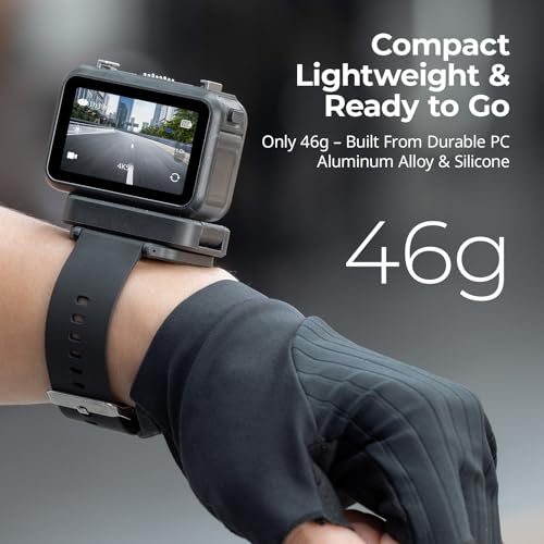 SMALLRIG POV Wrist Strap Only for DJI Osmo Nano/Action 6, with Multi-Angle Flexibility, Quick Release for Horizontal/Vertical Switch, Adjustable & Secure Wristband - 5763 - style: POV Wrist Strap - 5763