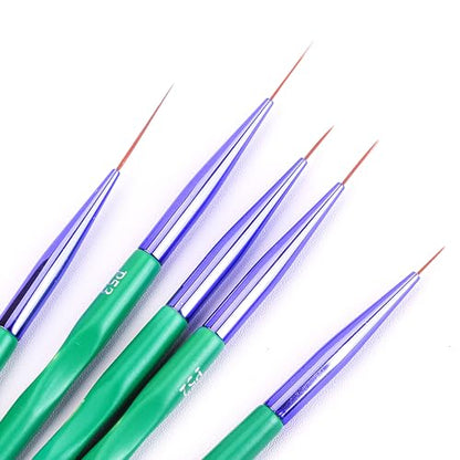 BABYSHEEP Detail Paint Brushes Ultra Fine Tip Thin Brushes - color: Green