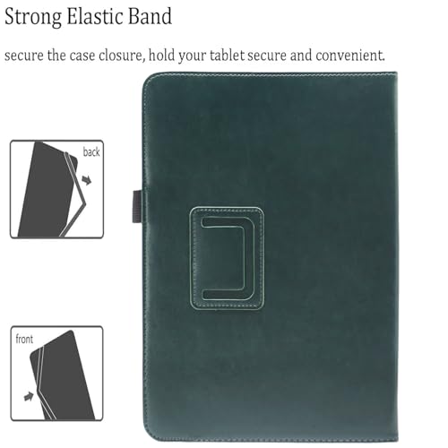 Universal 7 8 Inch Android Tablet Case Cover for All 7.0-8.5 Inch Tablet - color: Blackish Green