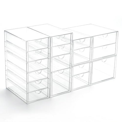 Prsildan 17 Drawers Teacher Toolbox Office Supply Organizer, Set of 4 - size: 17 Drawers