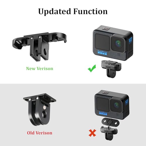 HSU Replacement Folding Fingers for GoPro Hero 12/11/10/9/8 Black/GoPro Max