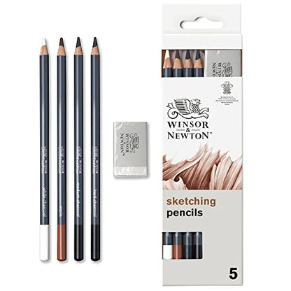 Winsor & Newton Studio Collection, Sketching Pencils, Set of 5 - style: 5 Sketching Pencils