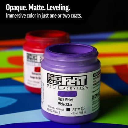 GOLDEN SoFlat Matte Acrylics, Red Oxide, 2 fl. oz. Jar - color: Red Oxide, size: 2 Fl Oz (Pack of 1)