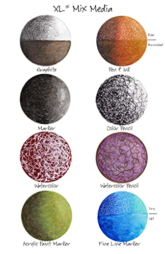 Canson XL Mix Media Pad 11X14 - size: 11x14, style: Mixed Media