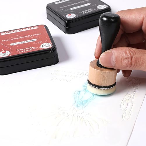 23 Packs Mini Ink Blending Tool Set, 1 Mini Applicator Tools and 22 Replacement Foam Pads for Scrapbooking Painting Drawing Art SuppliesInk Tools and More (1 Blending Tool +22 Foams) - color: 1 Blending Tool +22 foams