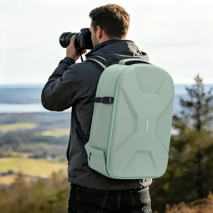 MOSISO Camera Backpack, Camera Bag DSLR/SLR/Mirrorless Photography Backpack - color: Antique Green