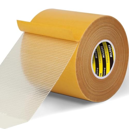 High Tack Double Sided Tape Heavy Duty Grid Mesh Magic,2.4" x 66FT - size: 1 Pack, 2.4" x 66FT