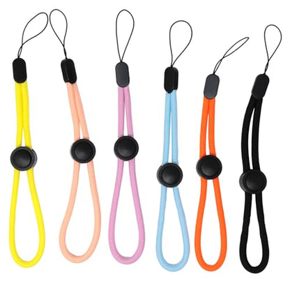Honbay 6PCS Adjustable Nylon Lanyards Hand Wrist Straps Compatible with Nintendo Wii Remote Controller, Cell Phone, Flashlight, Digital Camera and More