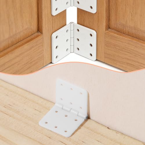 20 Pcs RC Plane Hinges, Nylon Hinges Remote Control Aircraft Hinge RC Plane Parts Small Hinge for Fixed Wing Model Airplane Square Loose-Leaf