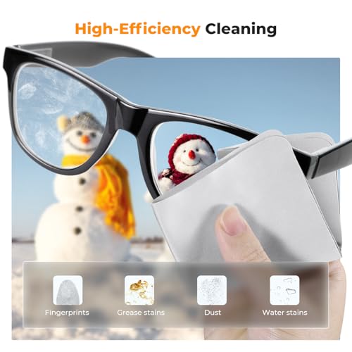 K&F CONCEPT Lens Cleaner Spray Kit,Microfiber CleaningCloth,Glasses Cleaner - size: Cleaner*1+Cloth*1