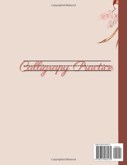 Calligraphy Practice Book For Adults | Handlettering For Beginners | Calligraphy for Beginners Workbook: 8.5” x 11” Aesthetic Calligraphy And Hand Lettering Practice Workbook