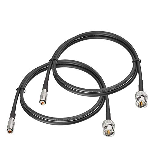Superbat 3G 6G SDI Cable 3ft (Belden 1855A) DIN 1.0/2.3 to BNC SDI Cable for Blackmagic BMCC/BMPCC Video Assist 4K Transmissions and HyperDeck Cameras 2-Pack - color: 2pcs, size: 3ft