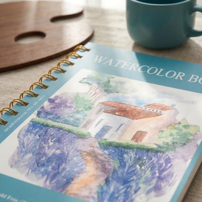 2 Packs Watercolor Paper Pad 4"×6", 30 Sheets 140lb/300g Cold Press Book - size: 4”×6“(2pack)