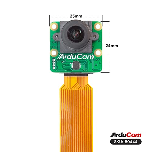 Arducam for Raspberry Pi 5 Camera Module, IMX462 Color Ultra Low Light Camera, with 141°(H) Wide-Angle M12 Lens, High NIR Sensitivity Webcam for Raspberry Pi