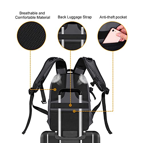 MOSISO Camera Backpack, DSLR/SLR/Mirrorless Photography Camera Bag - color: Gray